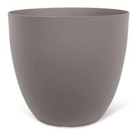 Bloempot - GARDEN ID - Phoenix Taupe - 38 x 34 cm - 100% gerecycled en recyclebaar - Vorst- en UV-bestendig - voor buiten