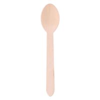 Wegwerp Lepel Hout 16cm, 50st.
