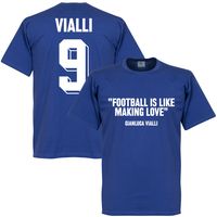 Vialli 9 'Football Is Like Making Love' T-shirt