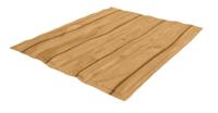 Croci Koelmat wood houtprint bruin - thumbnail
