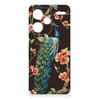 Xiaomi Redmi Note 13 Pro Plus | TPU Hoesje | Pauw met Bloemen