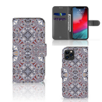 Apple iPhone 11 Pro Bookcase Flower Tiles - thumbnail