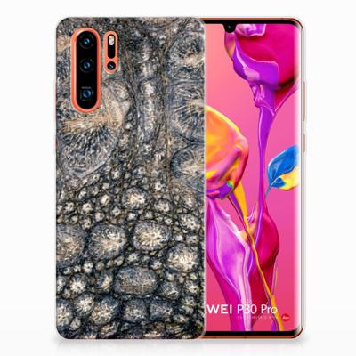 Huawei P30 Pro | TPU Hoesje | Krokodillenprint