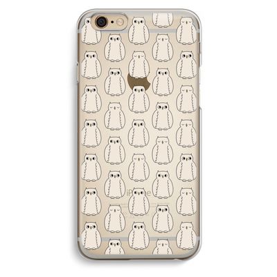 Uilen: iPhone 6 / 6S Transparant Hoesje