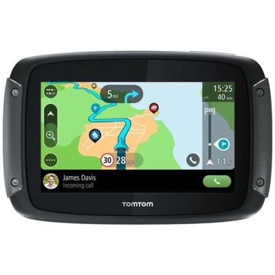 TomTom RIDER 550 Motor GPS - 4,3 inch, Wereldkaart, TomTom Traffic, Waarschuwingen voor gevarenzones, Handsfree bellen
