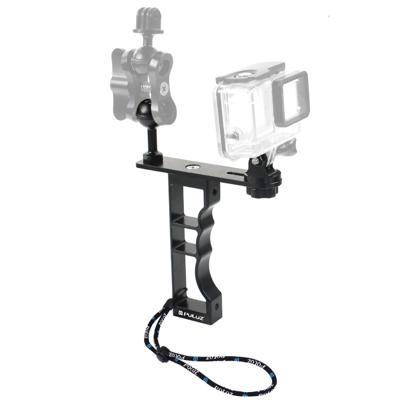 PULUZ CNC aluminium één hand duiken fotografie beugel handheld houder compatibel met DJI osmo actie GoPro nieuwe HERO/HERO7/6/5/5 sessie/4 sessie/