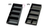 Beta Voorgevormde kunststof inzetbakken voor kleine delen voor alle modellen gereedschapskisten en voor de gereedschapswagens VP3 - 088880353