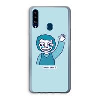 Zwaai: Samsung Galaxy A20s Transparant Hoesje