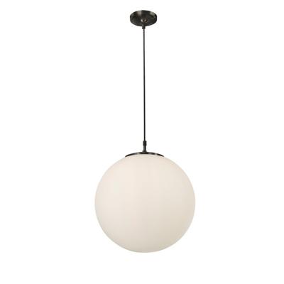 Searchlight Glazen hanglampAtom Ø 40cm met zwart - 6099