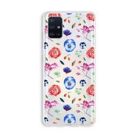 Bloemetjes: Galaxy A51 4G Transparant Hoesje
