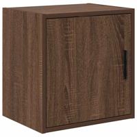 Garagewandkast bewerkt hout bruin eiken