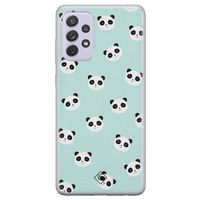 Samsung Galaxy A72 siliconen hoesje - Panda print