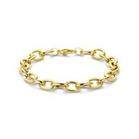 14k Geelgouden Schakelarmband 8,5 mm - 19 cm met Karabijnsluiting
