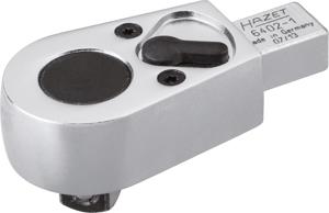 HAZET Insteek-omschakelratel 6402-1 · 9 x 12 mm insteekvierkant massief · 3/8 inch (10 mm) vierkant massief · Lengte: 61 mm