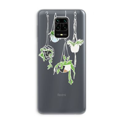 Hang In There: Xiaomi Redmi Note 9 Pro Transparant Hoesje