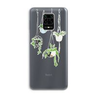 Hang In There: Xiaomi Redmi Note 9 Pro Transparant Hoesje