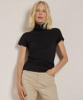 basic top met korte mouw en col