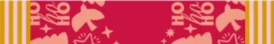 Duni dunicel 3-in-1 tafelloper festive joy 40x480cm roze