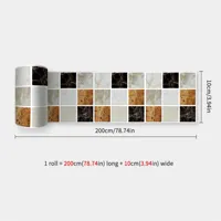 DecoMosaic Waterdichte Mozaïek Wandstickers