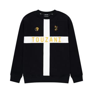 Touzani Chagoi Crew Sweater Kids Zwart Wit Goud