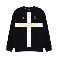 Touzani Chagoi Crew Sweater Kids Zwart Wit Goud - thumbnail
