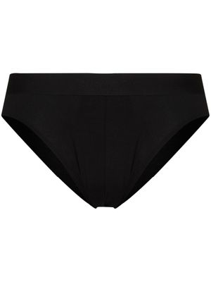 Zimmerli slip à bande logo - Noir