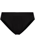 Zimmerli slip à bande logo - Noir