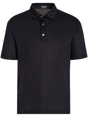 Zegna polo à manches courtes - Bleu