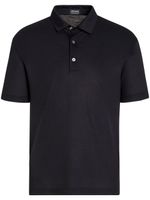 Zegna polo à manches courtes - Bleu