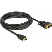 DeLOCK 85655 video kabel adapter 3 m HDMI Type A (Standaard) DVI Zwart - thumbnail