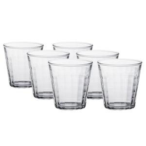 Duralex Drinkglazen Prisme - 6x stuks - glas - 220 ml - water/koffie