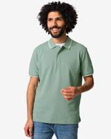 HEMA Herenpolo Denton piqué zeegroen (zeegroen)