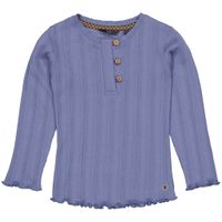 LEVV Little Meisjes shirt - Ginya - Maan blauw - thumbnail