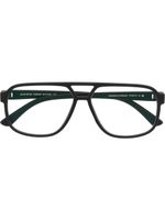Mykita lunettes de vue mat à monture pilote - Noir