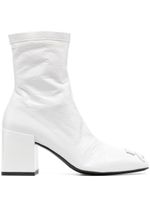 Courrèges bottines Heritage 70 mm en cuir - Blanc