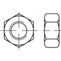 TOOLCRAFT TO-5416089 Zeskantmoeren M24 Thermisch verzinkt 50 stuk(s)