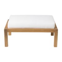 Hocker acacia - bruin/wit - 60x85x30 cm - thumbnail