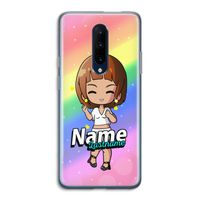 Chibi Maker vrouw: OnePlus 7 Pro Transparant Hoesje