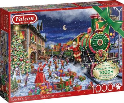 Santa's Special Delivery Puzzel 2x 1000 Stukjes