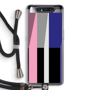 Gestalte 4: Samsung Galaxy A80 Transparant Hoesje met koord