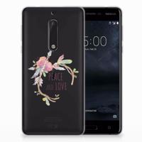 Nokia 5 Telefoonhoesje met Naam Boho Text Nokia 5 Telefoonhoesje met Naam Boho Text