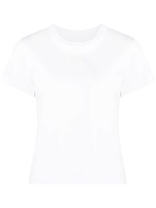 Alexander Wang t-shirt en coton à logo embossé - Blanc