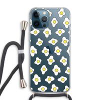 Spiegeleitjes: iPhone 12 Pro Max Transparant Hoesje met koord