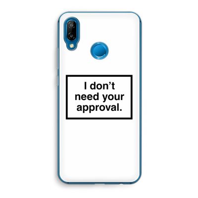 Don't need approval: Huawei P20 Lite Transparant Hoesje