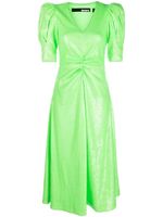 ROTATE BIRGER CHRISTENSEN robe courte ornée de sequins à col v - Vert