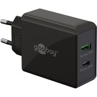 goobay Dual USB-C PD (Power Delivery) Fast Charger (30 W) oplader - thumbnail