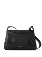 Ferragamo sac porté épaule en cuir à découpes - Noir