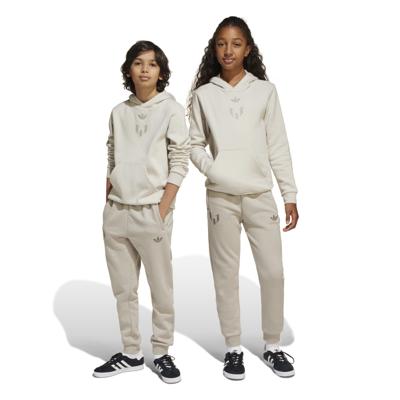 adidas Messi Hoodie Joggingpak Kids Beige