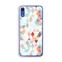 Gekleurde driehoekjes pastel: Honor Play 8A Transparant Hoesje