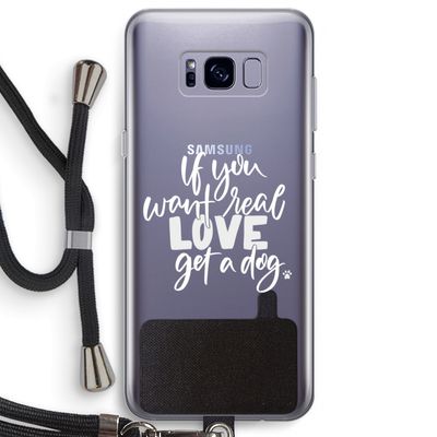 Partner in crime: Samsung Galaxy S8 Plus Transparant Hoesje met koord